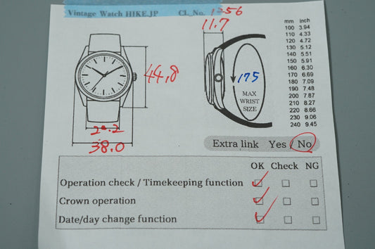 *NEAR MINT*  SEIKO Mechanical 6R15-00C0 Automa Black Dial Round 38mm Mens Watch