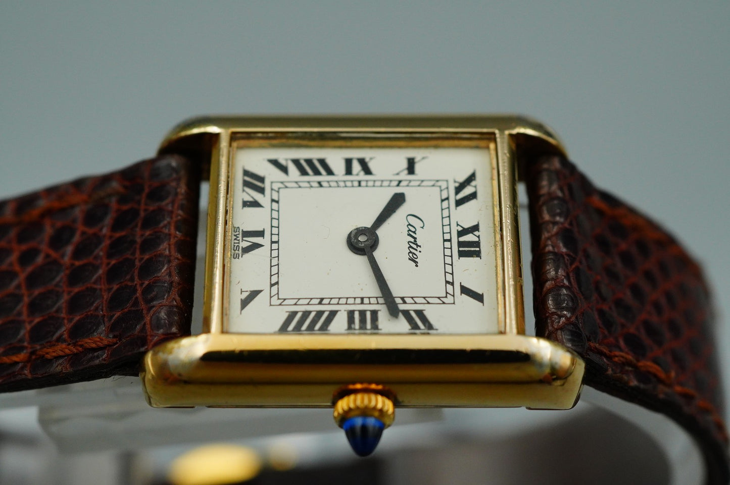 *NEAR MINT* Cartier Tank Hand Winding White Dial Tank 21 mm Women,Ladies Watch