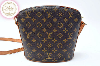 Louis Vuitton Drouot Monogram Brown Shoulder Bag M51290 Authentic Condition *SA*