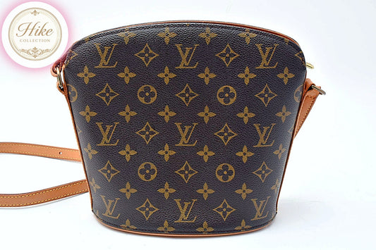 Louis Vuitton Drouot Monogram Brown Shoulder Bag M51290 Authentic Condition *SA*