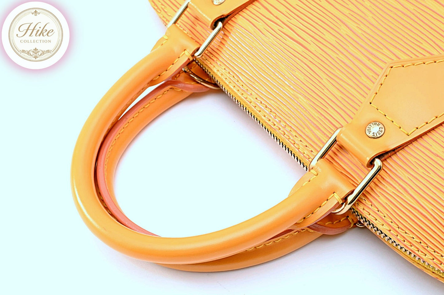 Louis Vuitton Alma Epi Yellow Handbag M52149 Authentic Condition *SA*