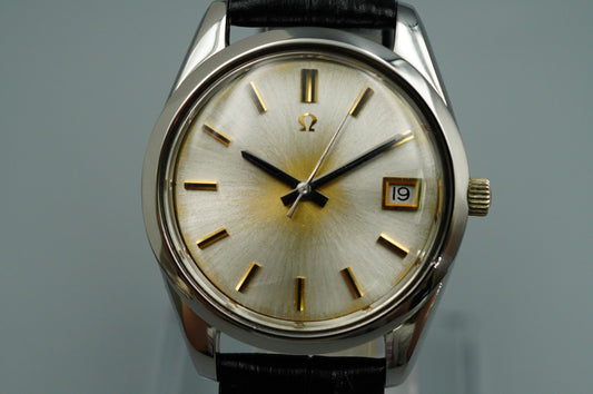 MINT 1970s OMEGA Cal.1011 Ref.168.0061 166.0172 Automatic Silver 35mm Mens Watch