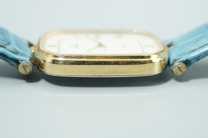 *Exc+5* Vintage 1983 OMEGA De Ville Cal.1417 Quartz White Dial 27mm Mens Watch
