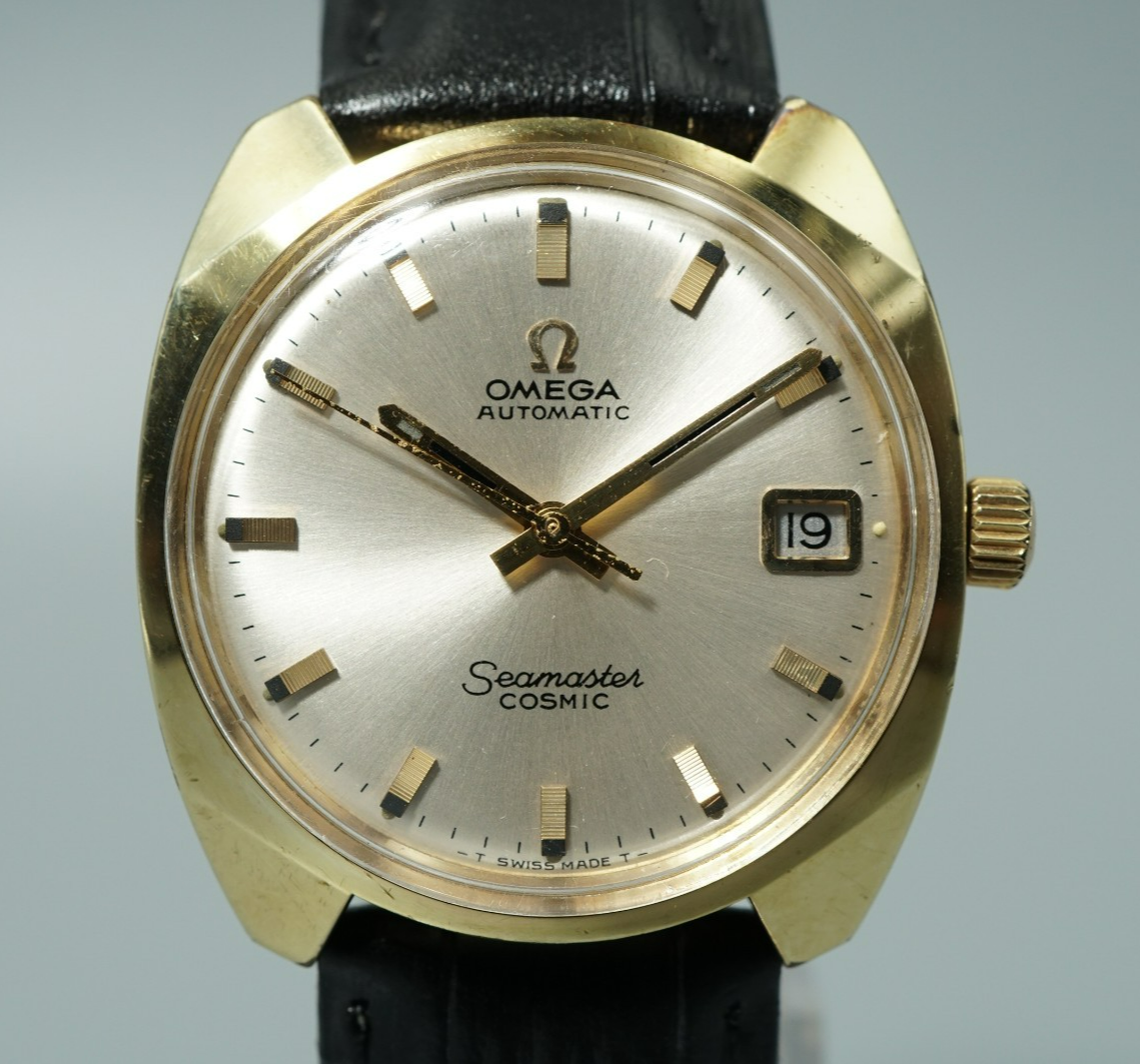*Exc+5* Vintage 1970s OMEGA Seamaster 166022-TOOL 105 Auto Gold 33mm Mens Watch