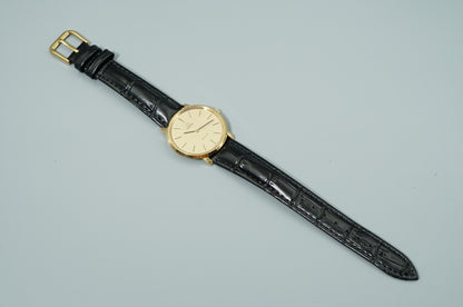 N MINT Vintage 1973 OMEGA De Ville Cal.625 Hand Wind Gold Round 33mm Mens Watch