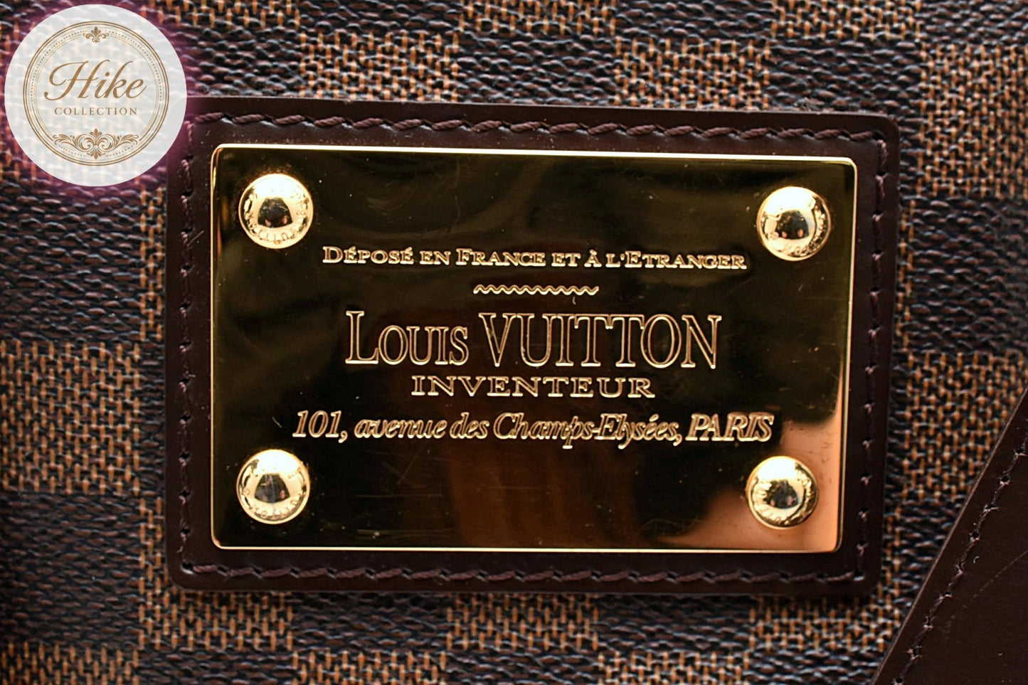 Louis Vuitton Hampstead MM Damier Ebene Tote Bag N51204 Authentic *AB* B0098