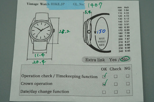 *NEAR MINT* Vintage 1973 SEIKO 1220-0020 Quarz White Dial Round 20mm Women Watch