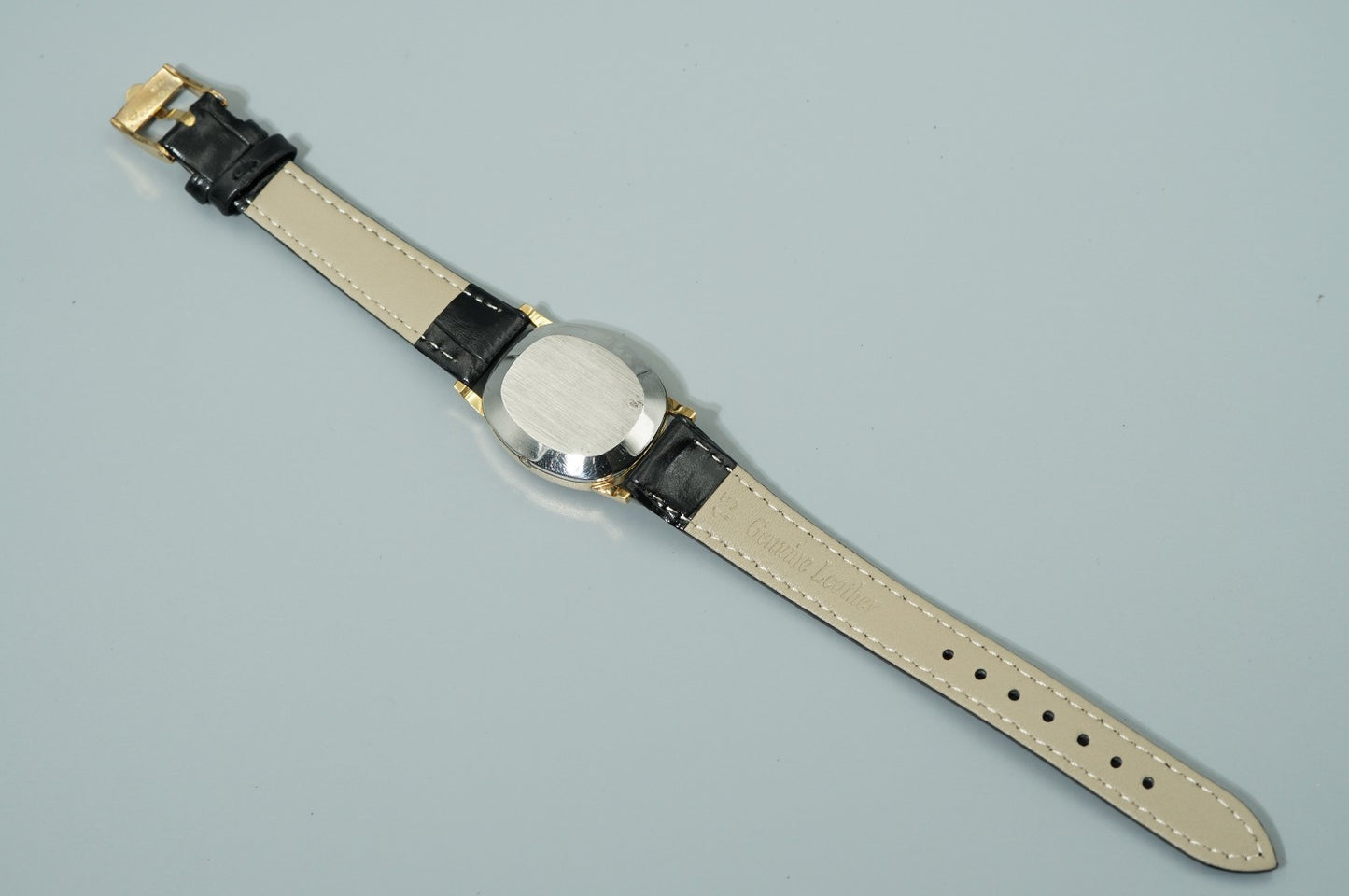 *NEAR MINT* Vintage 1978 OMEGA De Ville Cal.1350 Qz Gold Oval 25mm Women Watch