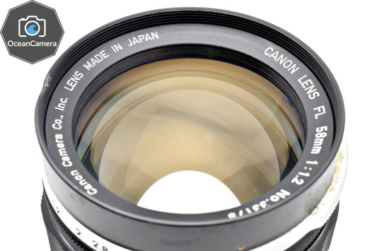 *OPT MINT Exc+5* Canon FL 58mm F1.2 Standard Manual Focus MF Lens From JAPAN