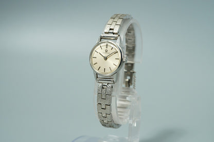 Exc+5 Vintage1963 OMEGA  Cal.620 Ref.511.015 Hand Wind Silver 20mm Women Watch