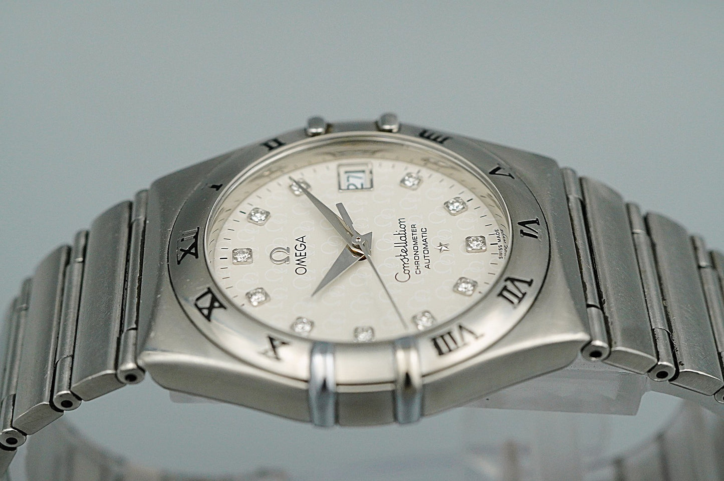 Exc+5 OMEGA Constellation CHRONOMETER Cal.1120 Automatic White 35mm Mens Watch