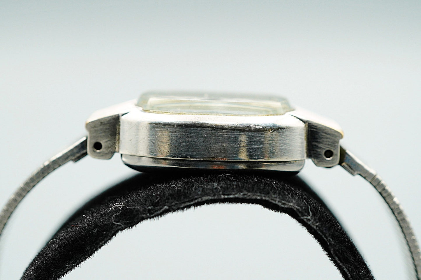 *Exc+5* Vintage 1972 SEIKO 01-3360 Hand Winding Silver Oval 16mm Women Watch