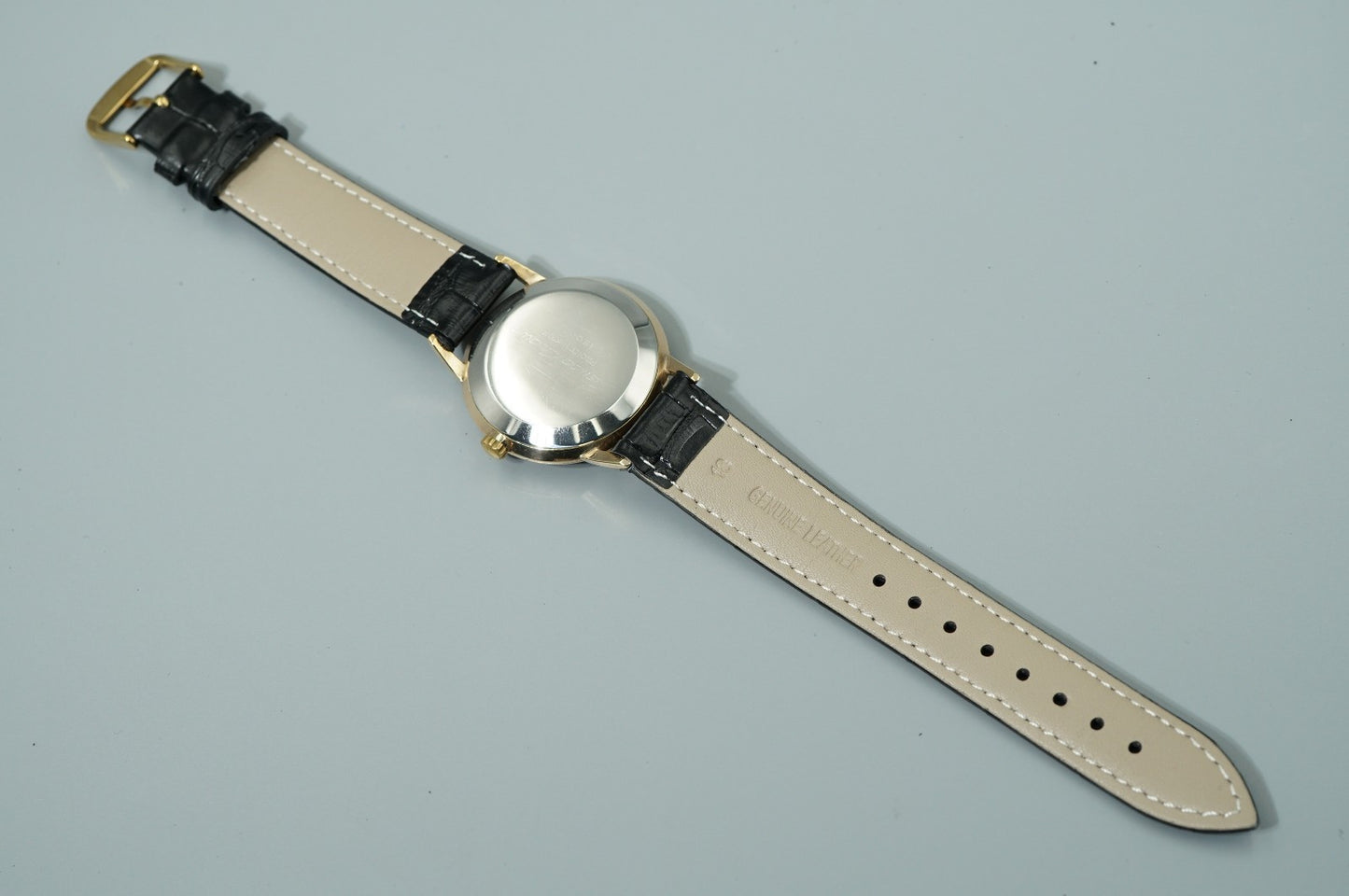 *N MINT* Vintage 1961 SEIKO Crown J15002 Hand Wind Silver Round 35mm Mens Watch