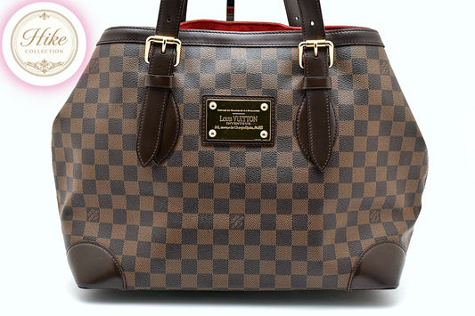 Louis Vuitton Hampstead MM Damier Ebene Tote Bag N51204 Authentic *AB* B0098