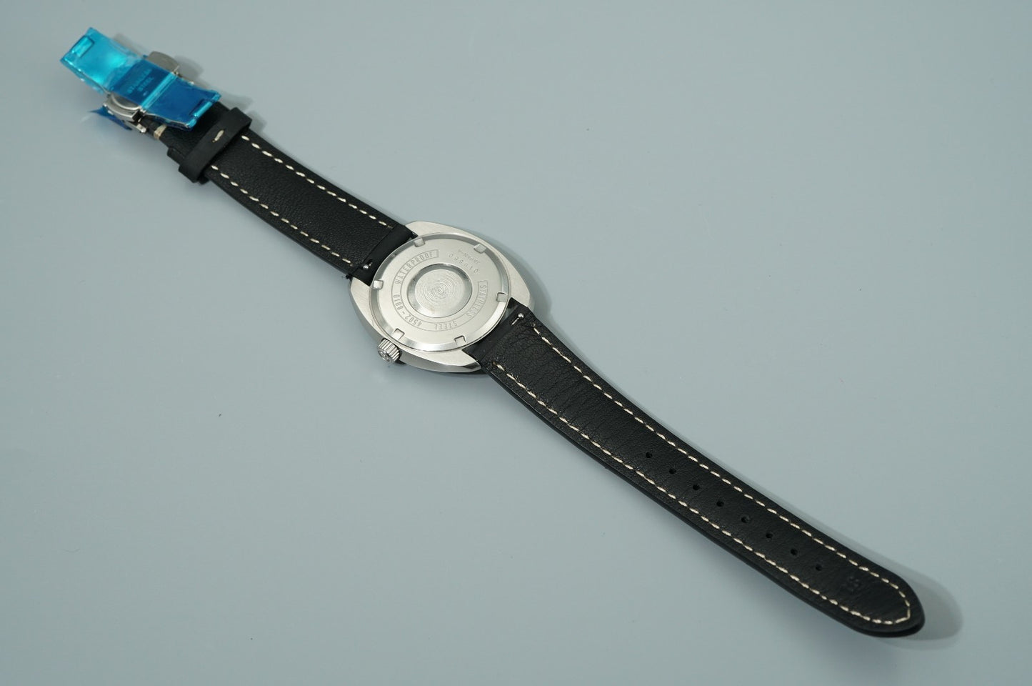 N MINT Vintage 1970s SEIKO KS HI-BEAT 4502-8010 Hand Wind White 38mm Mens Watch