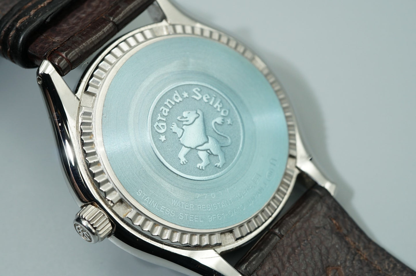 *MINT* Vintage1997 Grand SEIKO 9F61-0A10 Quartz White Dial Round 35mm Mens Watch