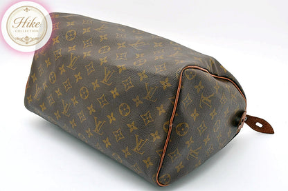 Louis Vuitton Speedy 30 Monogram Brown Handbag M41526 Authentic Condition *A #35