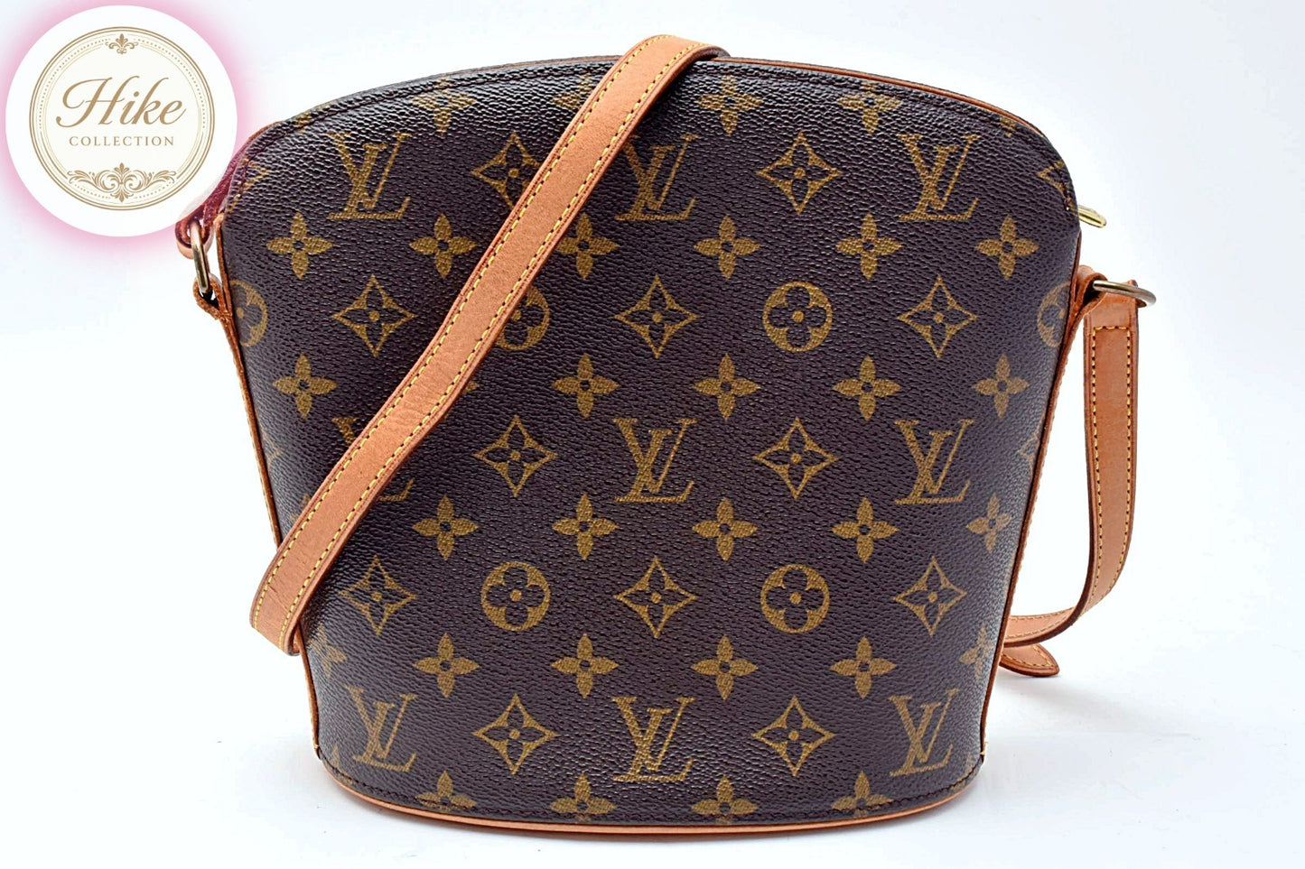 Louis Vuitton Drouot Monogram Brown Shoulder Bag M51290 Authentic Condition *SA*
