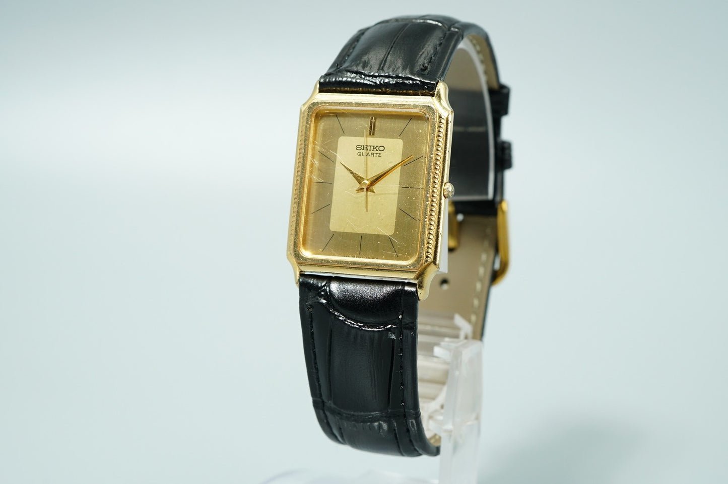 *Exc+5* Vintage 1994 SEIKO  5040 Quartz Gold Square 26mm Women,Ladies Watch