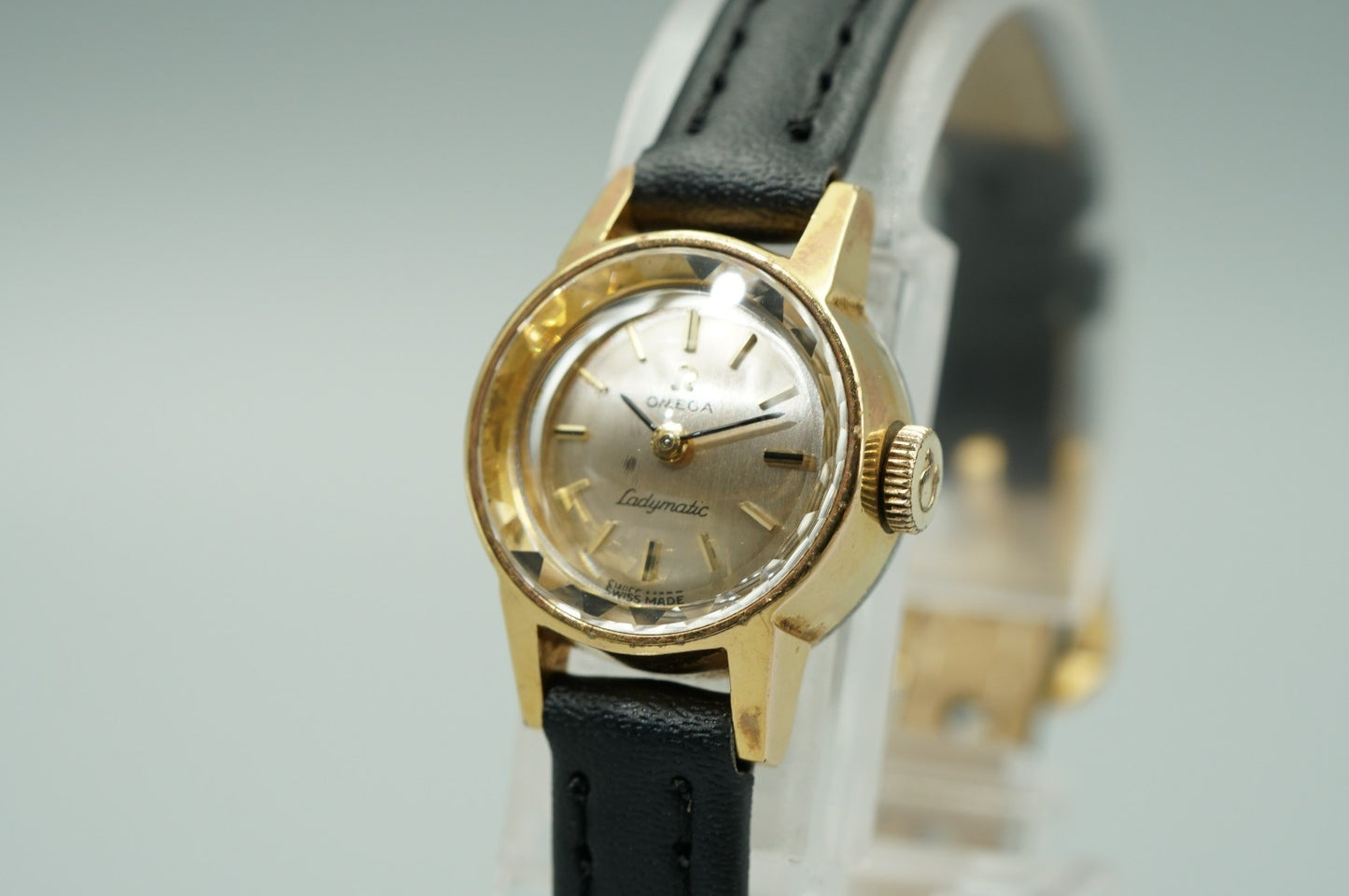 *N MINT* Vintage 1966 OMEGA Ladymatic Cal.661 Automatic Silver 17mm Women Watch