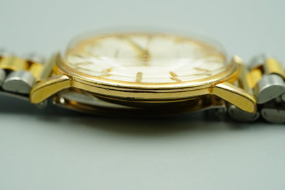 *Exc+5* Vintage SEIKO matic 15007DE Automatic Silver Dial Round 36mm Mens Watch