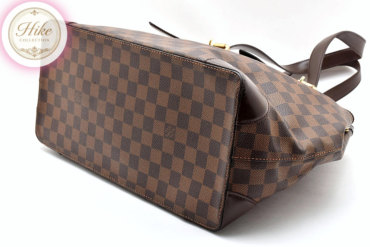Louis Vuitton Hampstead MM Damier Ebene Tote Bag N51204 Authentic *AB* B0098