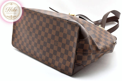 Louis Vuitton Hampstead MM Damier Ebene Tote Bag N51204 Authentic *AB* B0098