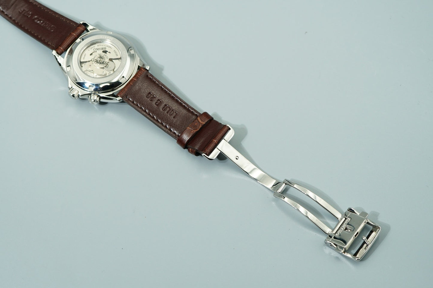 *TOP MINT* SEIKO 6R35-00E0 7771-5011 AT Green Dial Round 39mm Mens Watch