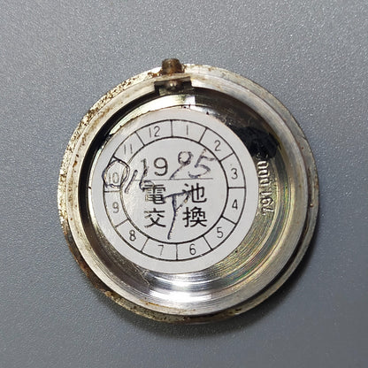*Exc+5* Vintage OMEGA De Ville Cal.1387 Quartz White Dial Round Women Watch