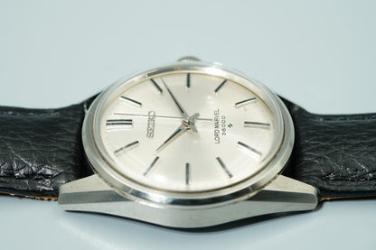 N MINT Vintage 1964 SEIKO LORD MARVEL 5740-8000 AT Silver Round 34mm Mens Watch