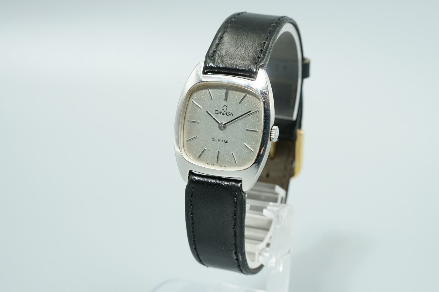 N MINT Vintage 1970 OMEGA De Ville Cal.625 Hand Winding Silver 25mm Women Watch