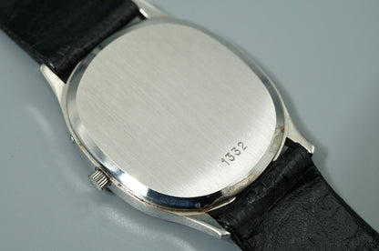 *NEAR MINT* Vintage 1979 OMEGA De Ville Cal.1332 Qz White Roman 31mm Mens Watch