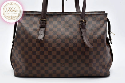 Louis Vuitton Damier Ebene Chelsea Shoulder Bag N51119 Auth Condition *AB*