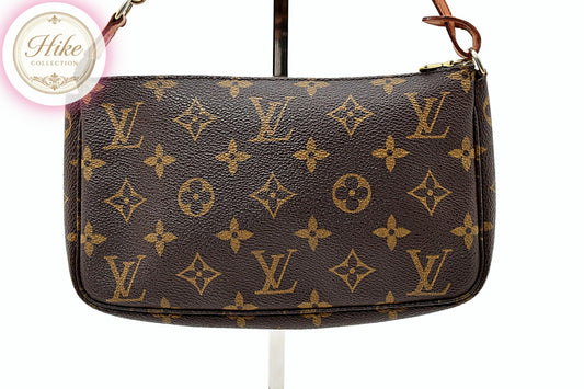Louis Vuitton Pochette Accessoires Monogram Handbag M40712 Auth Condition *A #65