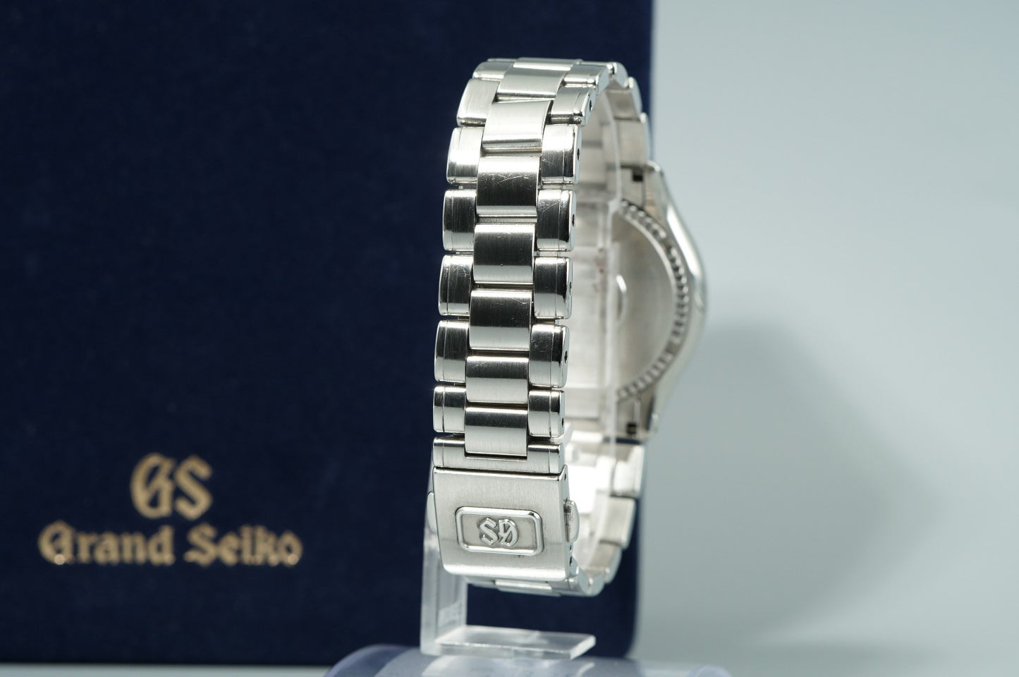*TOP MINT* SEIKO Grand 9F62-0A10 Quartz Silver Dial Round 35mm Mens Watch
