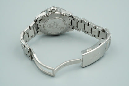 *NEAR MINT*  TAG HEUER Aquaracer WAY2110 Automatic Blue Round 41mm Mens Watch