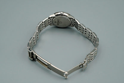 N MINT 1987 OMEGA De Ville Cal.1376 Ref.595.1037 Qz White 25mm Women Watch
