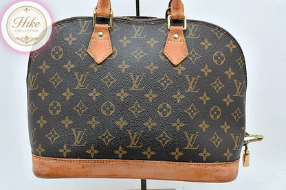 Louis Vuitton Alma PM Monogram Brown Handbag M51130 Ladies Authentic #B0007