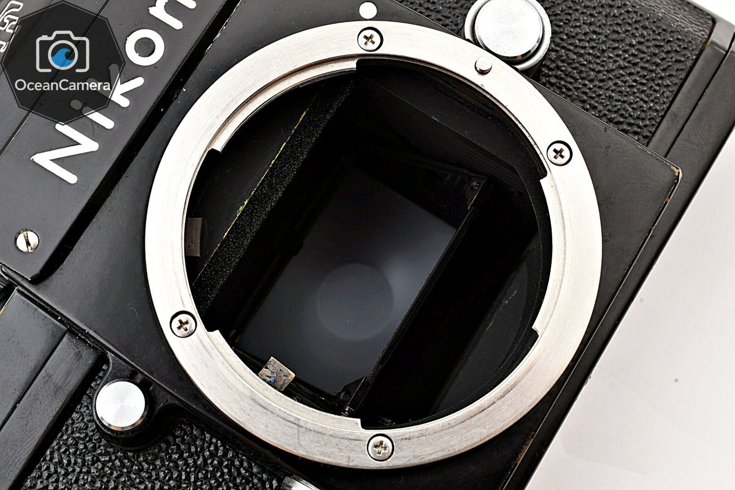 SN739xxxx *Exc+5* Nikon F Eye Level Apollo Black 35mm SLR Film Camera Body JAPAN