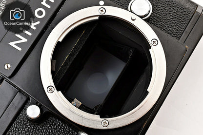 SN739xxxx *Exc+5* Nikon F Eye Level Apollo Black 35mm SLR Film Camera Body JAPAN