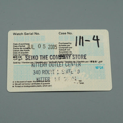 *MINT* Vintage 1994 SEIKO 7N43-6A09 Quartz Gray Dial Round 36mm Mens Watch