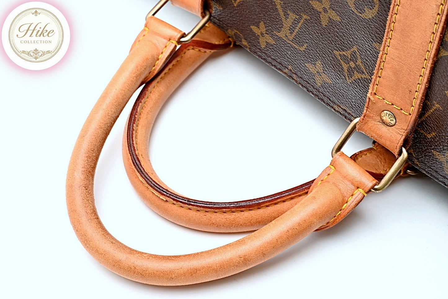 Louis Vuitton Keepall 55 Monogram Brown Boston Bag M41424 Authentic Condition AB
