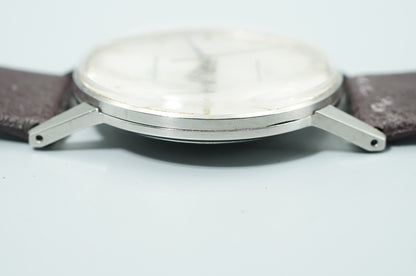 *Exc+5* Vintage1964 SEIKO Sportman J15005 Hand Winding Silver 35mm Mens Watch