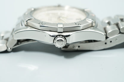 Vintage TAG HEUER 2000 Series Classic WK2116 Automa Silver 39mm Mens Watch