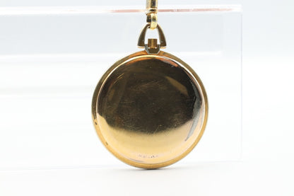 *Exc+5* Vintage OMEGA De Ville Cal.601 Hand Winding Silver Dial 43mm PocketWatch