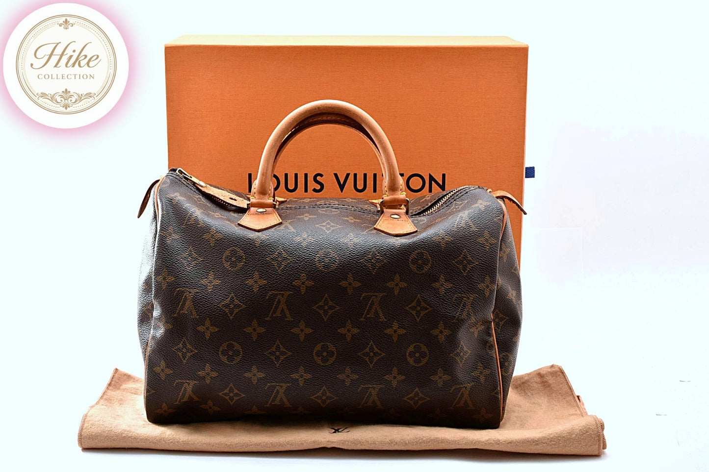 Louis Vuitton Speedy 30 Monogram Hand Bag M41108 Authentic Condition *A* B0111