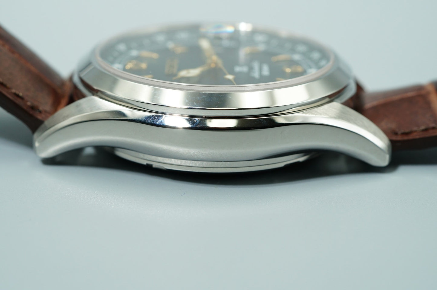 *TOP MINT* SEIKO 6R35-00E0 7771-5011 AT Green Dial Round 39mm Mens Watch