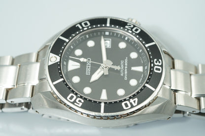 *MINT* SEIKO Prospex 6R35-00A0 Automatic Black Dial Round 45mm Mens Watch