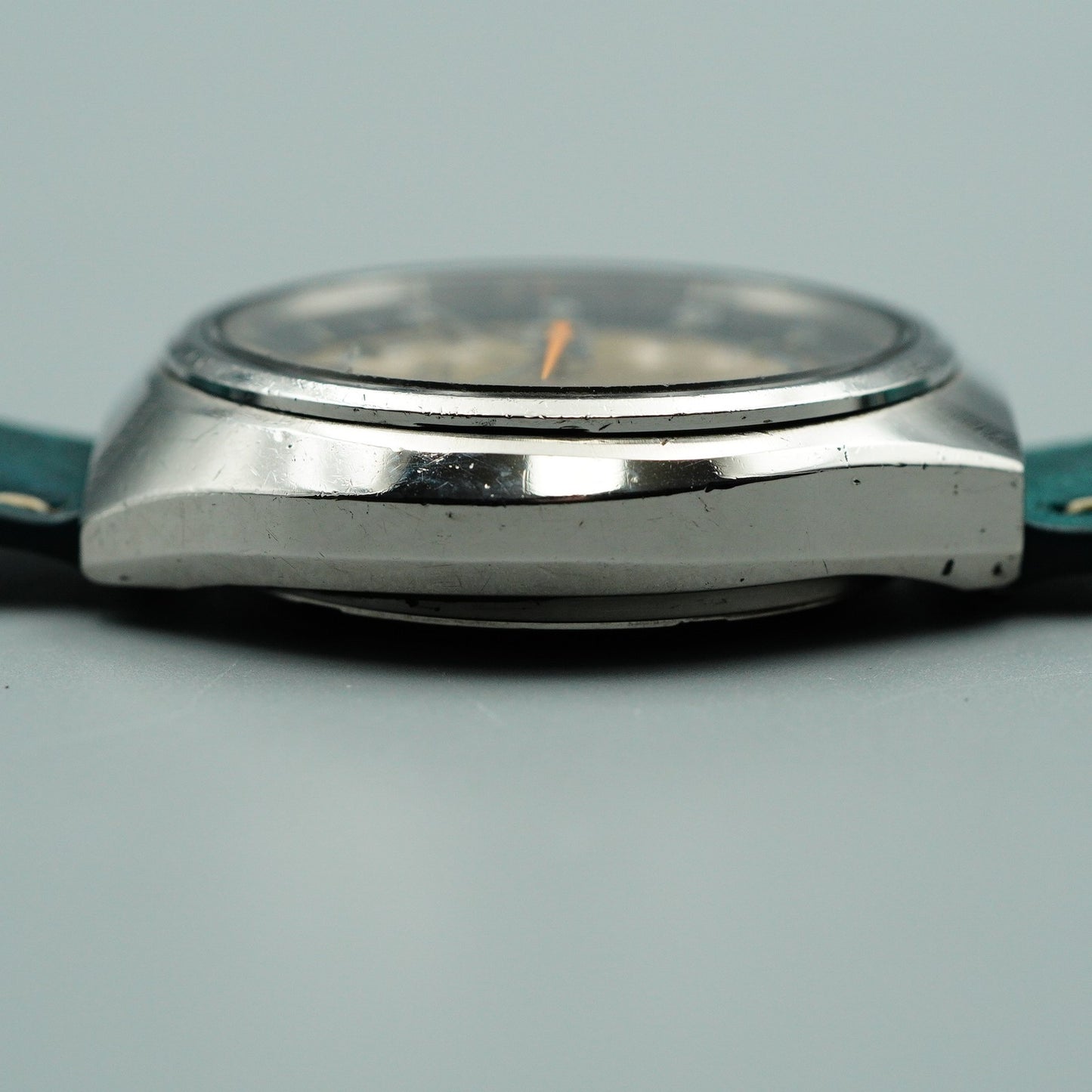 *Exc+5* Vintage 1972 SEIKO 5SPORTS 7015-6000 AT Gold  Round 42mm Mens Watch