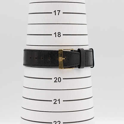 *N MINT* Vintage 1980 OMEGA De Ville Cal.1332 Qz Black Hexagon 33mm Mens Watch